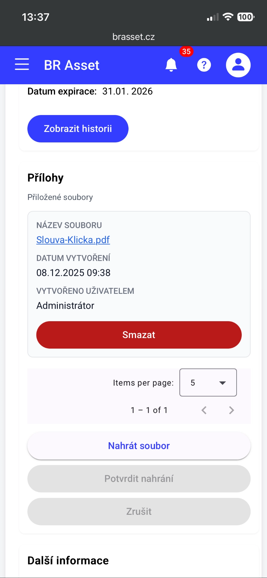 Kalendář termínů